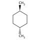 trans-1,4-Dimethylcyclohexane (CAS 2207-04-7) - chemical structure image
