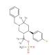 trans 1-Benzyl-4-(4-fluorophenyl)-3-methylsulfonatepiperidine-d4 - chemical structure image