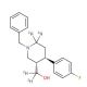 trans 1-Benzyl-4-(4-fluorophenyl)-3-piperidinemethanol-d4 - chemical structure image