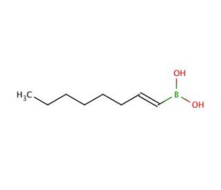 trans-1-Octen-1-ylboronic acid (CAS 42599-16-6) - chemical structure image