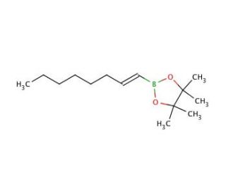 trans-1-Octen-1-ylboronic acid pinacol ester (CAS 83947-55-1) - chemical structure image