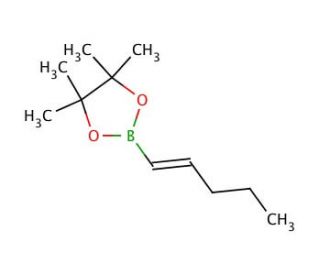 trans-1-Penten-1-ylboronic acid pinacol ester (CAS 161395-96-6) - chemical structure image
