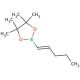 trans-1-Penten-1-ylboronic acid pinacol ester (CAS 161395-96-6) - chemical structure image