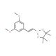 trans-2-(3,5-Dimethoxyphenyl)vinylboronic acid pinacol ester (CAS 1073354-86-5) - chemical structure image
