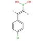 trans-2-(4-Chlorophenyl)vinylboronic acid (CAS 154230-29-2) - chemical structure image