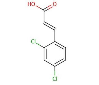 trans-2,4-Dichlorocinnamic acid (CAS 20595-45-3) - chemical structure image