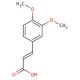 trans-2,4-Dimethoxycinnamic acid (CAS 16909-09-4) - chemical structure image