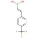trans-2-[4-(Trifluoromethyl)phenyl]vinylboronic acid (CAS 352525-91-8) - chemical structure image