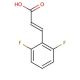 trans-2,6-Difluorocinnamic acid (CAS 102082-89-3) - chemical structure image