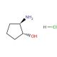 trans-2-Aminocyclopentanol hydrochloride (CAS 31775-67-4) - chemical structure image