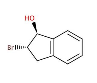 trans-2-Bromo-1-indanol (CAS 10368-44-2) - chemical structure image