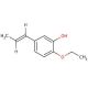 trans-2-Ethoxy-5-(1-propenyl)phenol (CAS 94-86-0) - chemical structure image