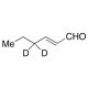 trans-2-Hexenal-D2 (CAS 164791-70-2 (unlabeled)) - chemical structure image