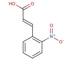 trans-2-Nitrocinnamic acid (CAS 612-41-9) - chemical structure image