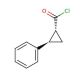 trans-2-Phenyl-1-cyclopropanecarbonyl chloride (CAS 939-87-7) - chemical structure image