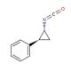 trans-2-Phenylcyclopropyl isocyanate (CAS 63009-74-5) - chemical structure image