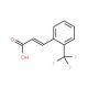 trans-2-(Trifluoromethyl)cinnamic acid (CAS 98386-81-3) - chemical structure image