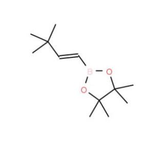 trans-(3,3-Dimethylbuten-1-yl)boronic acid pinacol ester (CAS 154820-99-2) - chemical structure image