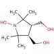 trans-3,4-Bis(hydroxymethyl)-2,2,5,5-tetramethylpyrrolidin-1-yloxyl (CAS 229621-07-2) - chemical structure image
