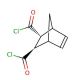 trans-3,6-Endomethylene-1,2,3,6-tetrahydrophthaloyl chloride (CAS 4582-21-2) - chemical structure image