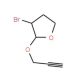 (±)-trans-3-Bromotetrahydro-2-(2-propynyloxy)-furan (CAS 109789-15-3) - chemical structure image