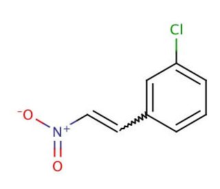 trans-3-Chloro-&beta;-nitrostyrene - chemical structure image