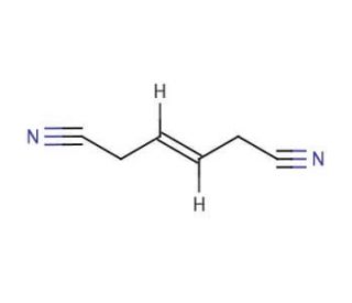 trans-3-Hexenedinitrile (CAS 1119-85-3) - chemical structure image