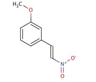trans-3-Methoxy-&beta;-nitrosytrene (CAS 3179-09-7) - chemical structure image