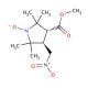 trans-3-Methoxycarbonyl-2,2,5,5-tetramethyl-4-nitromethyl-pyrrolidin-1-oxyl (CAS 119580-75-5) - chemical structure image