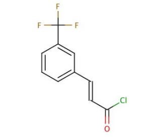 trans-3-(Trifluoromethyl)cinnamoyl chloride (CAS 64379-91-5) - chemical structure image