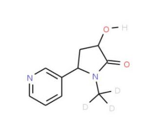 trans-3&prime;-Hydroxy Cotinine-d3 (CAS 159956-78-2) - chemical structure image