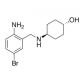 trans-4-[[(2-Amino-5-bromophenyl)methyl]amino]-cyclohexanol (CAS 101900-43-0) - chemical structure image