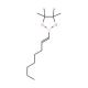 trans-4,4,5,5-Tetramethyl-2-oct-1-enyl-1,3,2-dioxaborolane 的分子结构, CAS编号: 170942-79-7 trans-4,4,5,5-Tetramethyl-2-oct-1-enyl-1,3,2-dioxaborolane (CAS 170942-79-7) - chemical structure image
