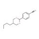 trans-4-(5-Butyl-[1,3]dioxan-2-yl)-benzonitrile (CAS 74240-65-6) - chemical structure image