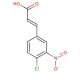 trans-4-Chloro-3-nitrocinnamic acid (CAS 20797-48-2) - chemical structure image