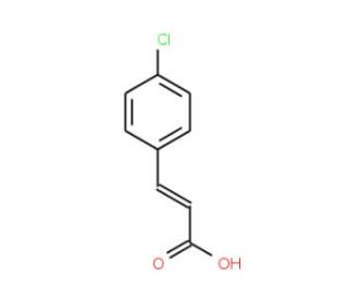 trans-4-Chlorocinnamic Acid (CAS 940-62-5) - chemical structure image