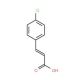 trans-4-Chlorocinnamic Acid (CAS 940-62-5) - chemical structure image