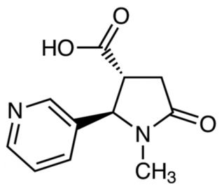 trans-4-Cotininecarboxylic acid (CAS 33224-01-0) - chemical structure image