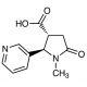 trans-4-Cotininecarboxylic acid (CAS 33224-01-0) - chemical structure image