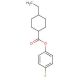 trans-4-Fluorophenyl 4-ethylcyclohexanecarboxylate (CAS 100633-61-2) - chemical structure image