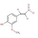 trans-4-Hydroxy-3-methoxy-β-nitrostyrene (CAS 6178-42-3) - chemical structure image