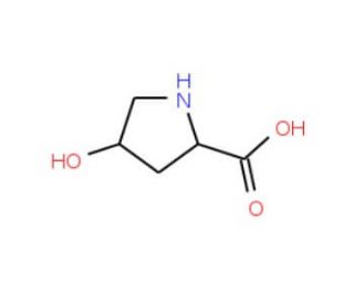 trans-4-Hydroxy-D-proline (CAS 3398-22-9) - chemical structure image