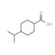 trans 4-Isopropylcyclohexanecarboxylic acid (CAS 7077-05-6) - chemical structure image