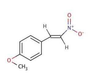 trans-4-Methoxy-&beta;-nitrostyrene (CAS 5576-97-6) - chemical structure image