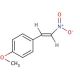 trans-4-Methoxy-β-nitrostyrene (CAS 5576-97-6) - chemical structure image