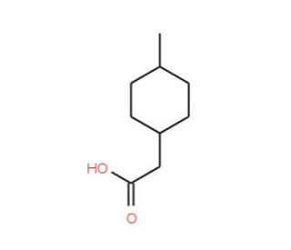 trans-(4-Methyl-cyclohexyl)-acetic acid - chemical structure image