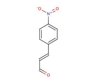 trans-4-Nitrocinnamaldehyde (CAS 1734-79-8) - chemical structure image