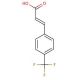 trans-4-(Trifluoromethyl)cinnamic acid (CAS 16642-92-5) - chemical structure image