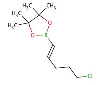 trans-5-Chloro-1-penten-1-ylboronic acid pinacol ester (CAS 154820-95-8) - chemical structure image