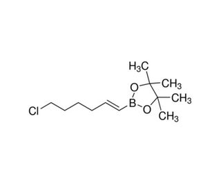 trans-6-Chloro-1-hexen-1-ylboronic acid pinacol ester (CAS 197313-32-9) - chemical structure image